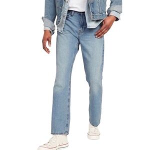 Old Navy Light Wash Straight Fit Jeans Size 30